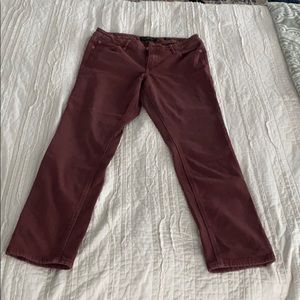Lucky Brand Burgundy Jeans